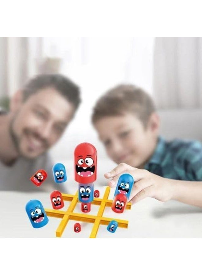 The enhanced 3D Tic Tac Toe game for kids, a fun and educational strategic board game for the family, helps develop thinking and concentration skills – suitable for ages 3 and up. - Image 2